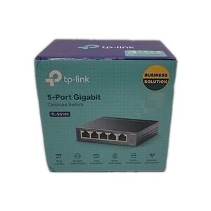 TP-Link TL-SG105 5-Port 10/100/1000Mbps Gigabit Ethernet Easy‎ Smart Switch NEW